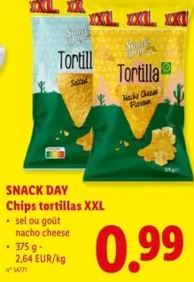 Offre: Chips tortillas XXL