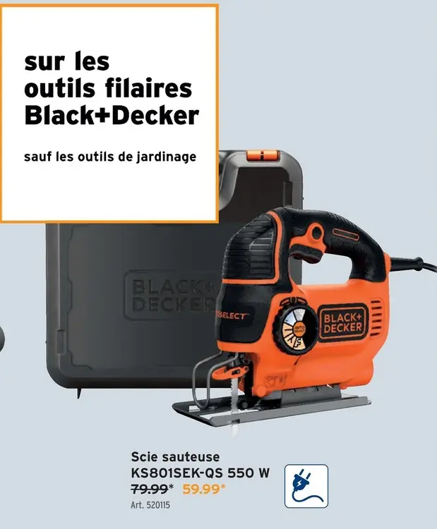 Offre: Scie sauteuse KS801SEK-QS 550 W