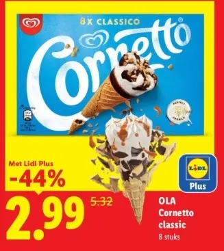 Aanbieding: Cornetto classic