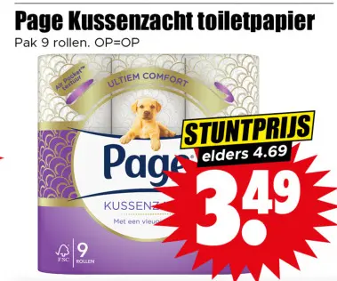 Aanbieding: Kussenzacht toiletpapier