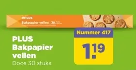 Bakpapier vellen