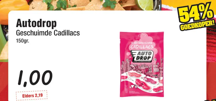 Aanbieding: Autodrop Geschuimde Cadillacs