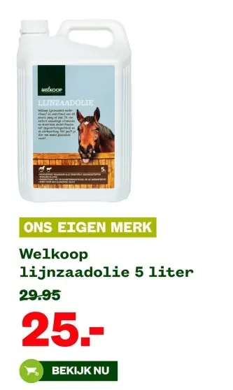 Aanbieding: lijnzaadolie