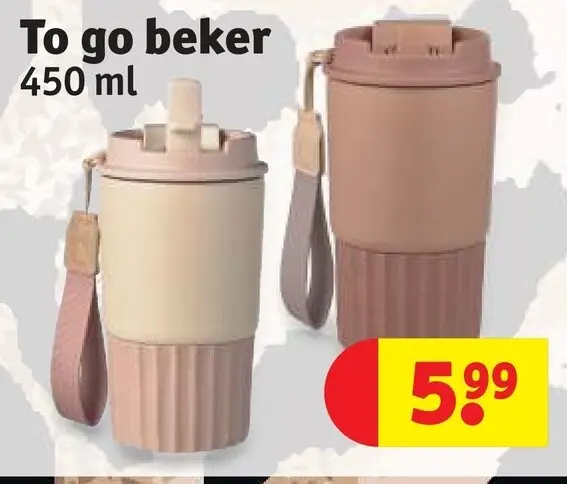 Aanbieding: To go beker
