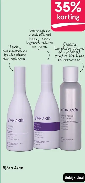 Aanbieding: Volumizing Shampoo, Volumizing Conditioner, V