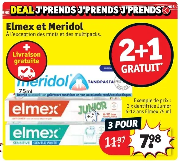 Offre: Elmex et Meridol