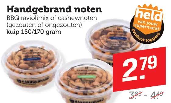 Aanbieding: Handgebrand noten