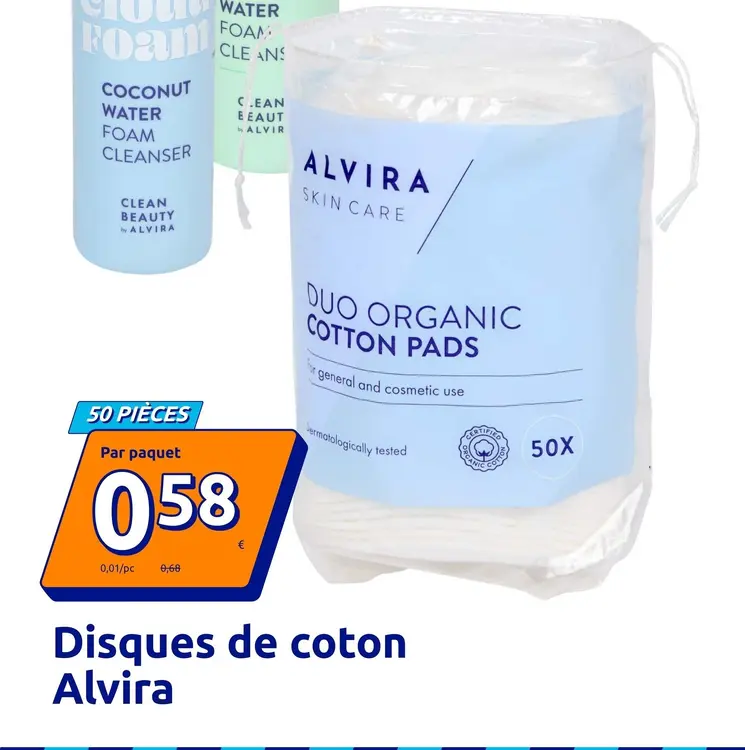Offre: Disques de coton Alvira
