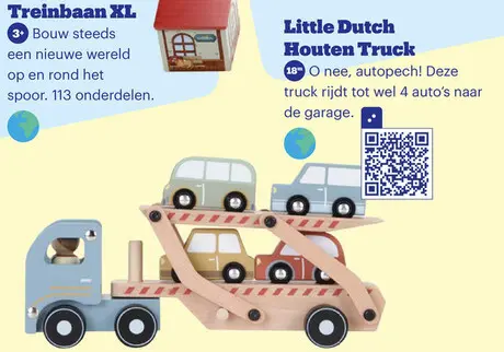 Aanbieding: Houten Truck