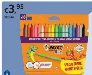 Aanbieding: Medium tip felt pens-feutres de coloriage à p