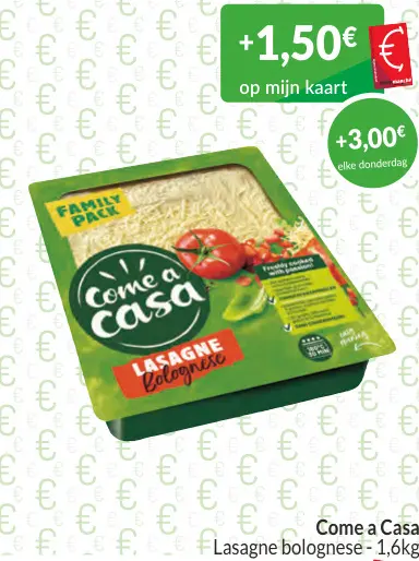 Promotie: Lasagne bolognese