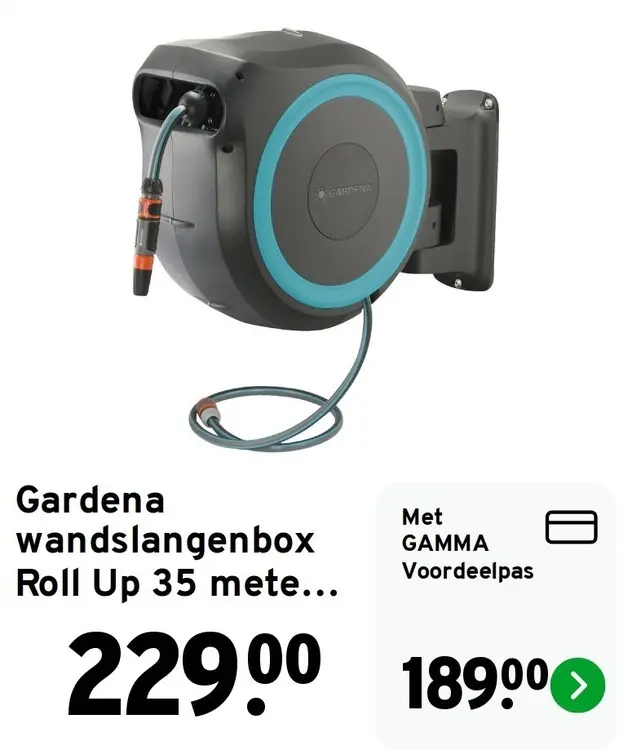 Aanbieding: Wandslangenbox Roll Up 35 meter