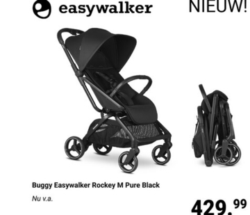 Aanbieding: Buggy Easywalker Rockey M Pure Black