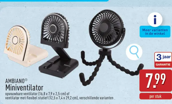 Promotie: Miniventilator