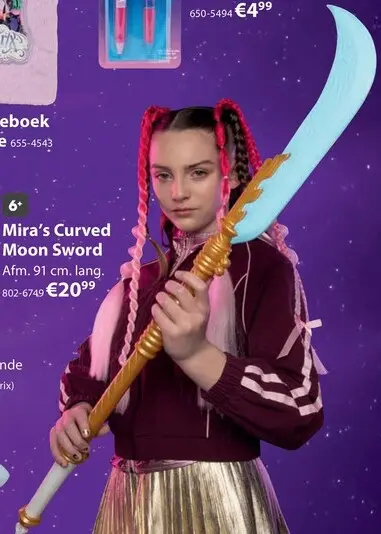 Aanbieding: Kpop Demon Hunters Mira's Curved Moon Sword