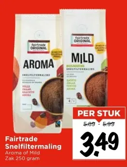 Aanbieding: Snelfiltermaling