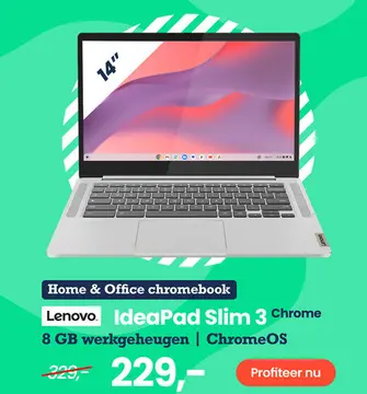 Aanbieding: Lenovo IdeaPad Slim 3 Chrome