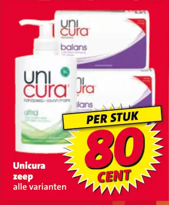 Aanbieding: Unicura zeep