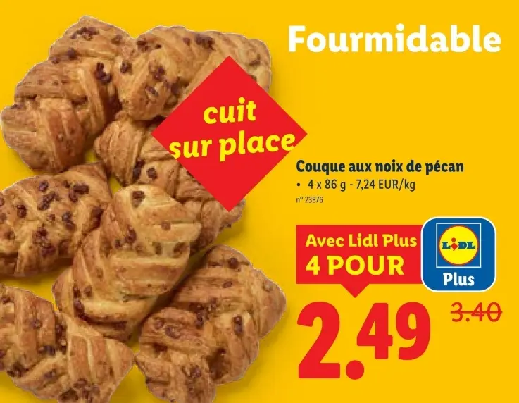 Offre: Couque aux noix de pécan