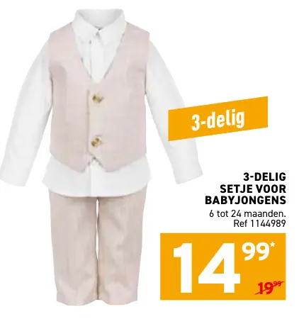 Promotie: 3-delig setje voor babyjongens