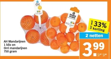 Aanbieding: AH Mandarijnen