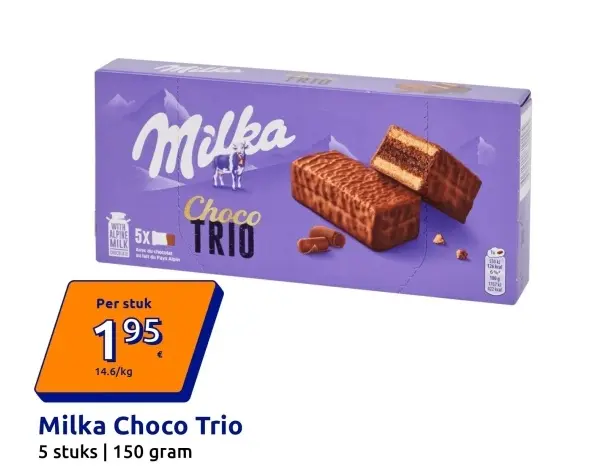 Aanbieding: Milka Choco Trio
