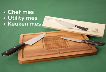 Aanbieding: Chef mes, Utility mes, Keuken mes