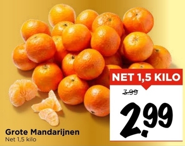 Aanbieding: Grote Mandarijnen