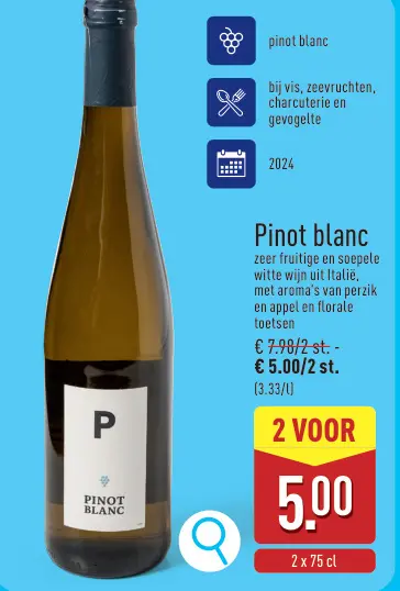 Promotie: Pinot blanc