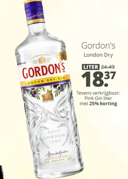 Aanbieding: Gordon's London Dry