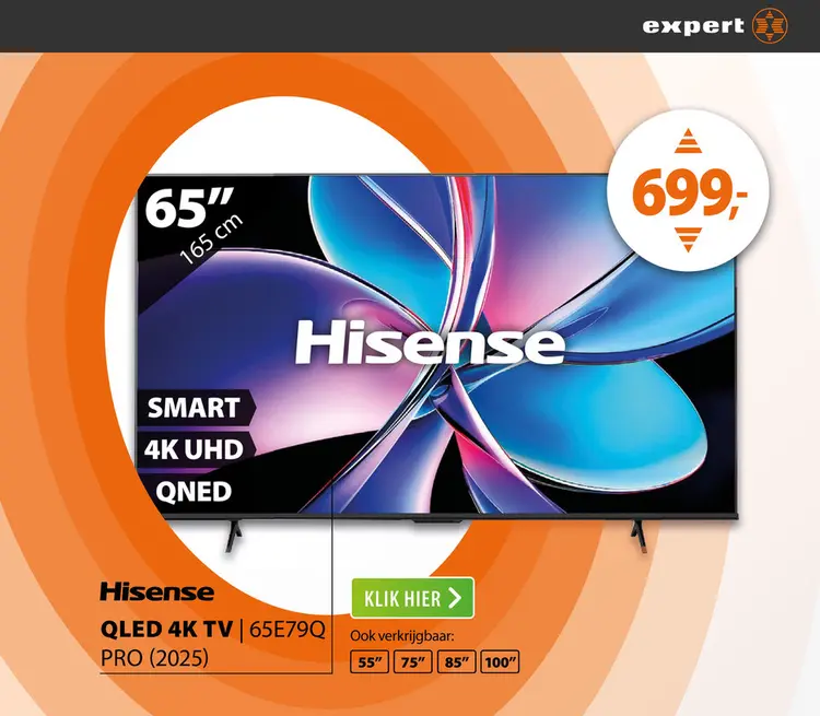 Aanbieding: Hisense QLED 65E79Q PRO (2025)