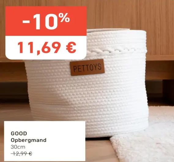 Promotie: Opbergmand