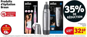 Offre: Produits d'épilation