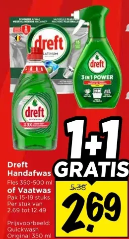 Aanbieding: Handafwas of Vaatwas