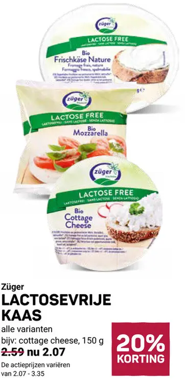 Aanbieding: Lactosevrije kaas
