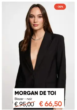 Offre: Blazer noir - Morgan de toi