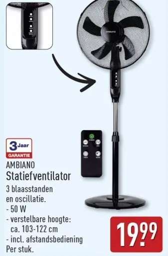 Aanbieding: Statiefventilator