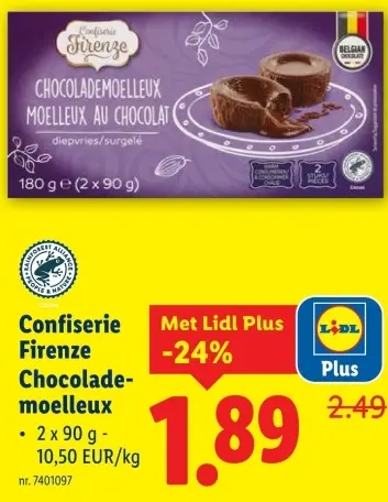 Promotie: Chocolademoelleux