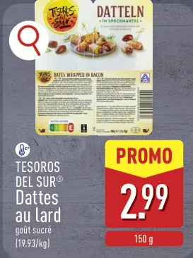 Offre: Dattes au lard