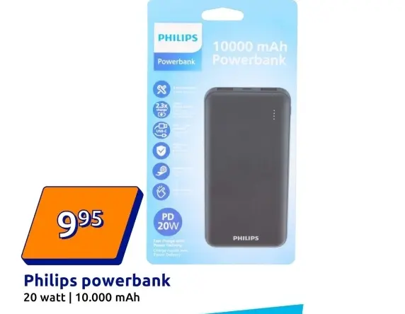 Aanbieding: Philips powerbank