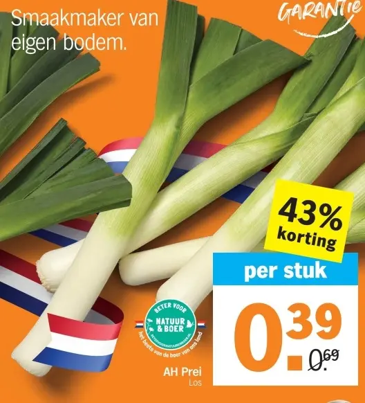 Aanbieding: Prei