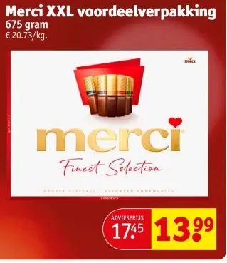 Aanbieding: Merci XXL voordeelverpakking