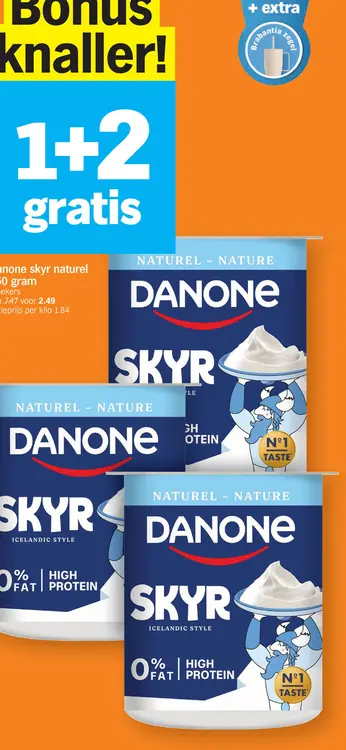 Promotie: skyr naturel