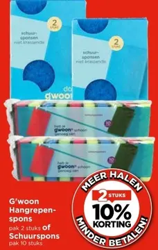 Aanbieding: G'woon Hangrepen-spons
