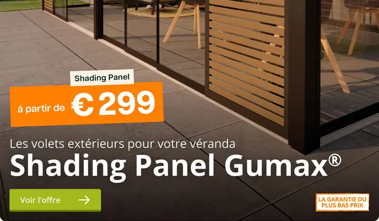 Offre: Shading Panel