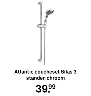 Aanbieding: Atlantic doucheset Silas 3 standen chroom