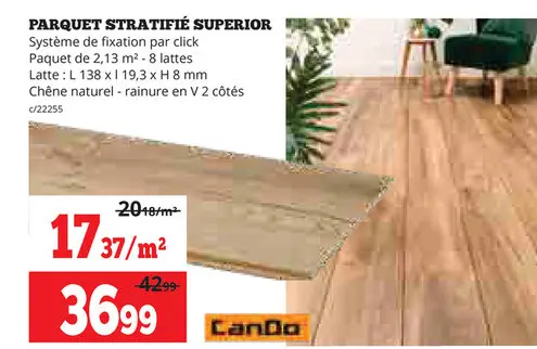 Offre: Parquet stratifié superior