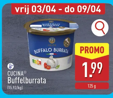 Promotie: Buffelburrata