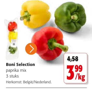Promotie: paprika mix