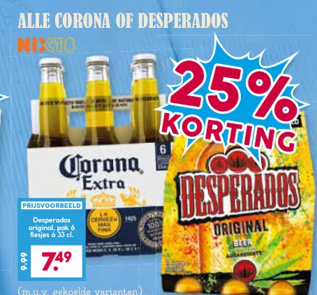 Aanbieding: Corona of Desperados